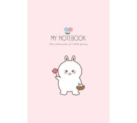 Kawaii Cute Bunny Cartoon Notebook 6x9 Lined Journal for School & Home: 120 Pages of Bright White Paper for Students, Aesthetic Note-Taking, and Daily ... Writing (The Bunny Adventures Collection)