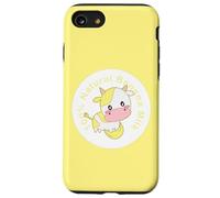 Kawaii Cute Yellow Cow, Kawaii Banana Milk Girl Carcasa para iPhone SE (2020) / 7/8