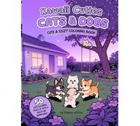 Kawaii Cuties: Cats & Dogs: Cute & Cozy Coloring Book for Adults and Kids Featuring Adorable Breeds and Playful Companions (Kawaii Cuties Coloring World)