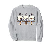 Kawaii Dango Trio Cantando Albóndigas de Arroz Karaoke Sudadera