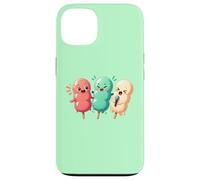 Kawaii Dango Trio Karaoke de albóndigas de arroz japonés Carcasa para iPhone 13