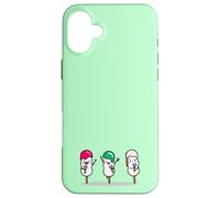 Kawaii Dango Trio Karaoke de albóndigas de arroz japonés Carcasa para iPhone 16 Plus