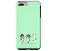 Kawaii Dango Trio Karaoke de albóndigas de arroz japonés Carcasa para iPhone 7 Plus/8 Plus