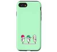 Kawaii Dango Trio Karaoke de albóndigas de arroz japonés Carcasa para iPhone SE (2020) / 7 / 8