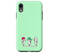 Kawaii Dango Trio Karaoke de albóndigas de arroz japonés Carcasa para iPhone XR