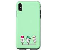 Kawaii Dango Trio Karaoke de albóndigas de arroz japonés Carcasa para iPhone XS Max