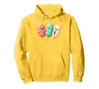 Kawaii Dango Trio Karaoke de albóndigas de arroz japonés Sudadera con Capucha