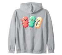 Kawaii Dango Trio Karaoke de albóndigas de arroz japonés Sudadera con Capucha