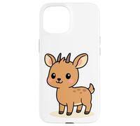 Kawaii Dik-Dik Dik Dik Lindo Diseño de antílope africano Carcasa para iPhone 15