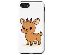 Kawaii Dik-Dik Dik Dik Lindo Diseño de antílope africano Carcasa para iPhone SE (2020) / 7 / 8