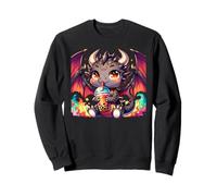 Kawaii Dragon'S Bubble Tea Break Sudadera