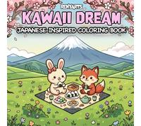 Kawaii Dream: Sakura Season: Coloring Book for Adults and Teens | Featuring Cute Japanese-Inspired Kawaii | Animals, Cherry Blossoms and Cozy Scenes ... Relief (Cozy World | Bold & Easy Coloring)