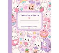 Kawaii Dreams: Bunny Hugs: Cute Bunny Composition Notebook | Wide Ruled Journal for School, Writing & Journaling