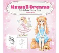 Kawaii Dreams: Cute & Cozy Coloring Book
