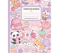 Kawaii Dreams: Sweet Treats: Cute Pastel Composition Notebook | Wide Ruled Journal for School, Notes, Writing & Journaling | 110 Pages | 7.5 x 9.25 in