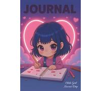 Kawaii Drip Journal: Chibi Girl Edition: Aesthetic Anime-Inspired Notebook for Girls & Teen | 110 Pages for Reflection, Notes, and Creativity | 6x9