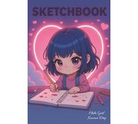 Kawaii Drip Sketchbook: Chibi Girl Edition: A 6x9 Pastel Notebook for Creative Hearts | 110 Pages for Sketching, Drawing & Self-Expression