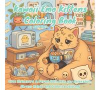 Kawaii Emo Kittens Coloring Book: Cute Scenecore & Pastel Goth Cats for Relaxation, Stress Relief, and Creative Coloring