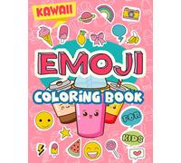 Kawaii Emoji Coloring Book for Kids: Cute