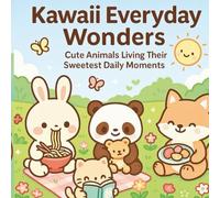 Kawaii Everyday Wonders |50+ Adorable coloring pages|: Cute Animals Living Their Sweetest Daily Moments| For All Ages| A Joyful Escape From Everyday Life |