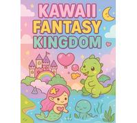Kawaii Fantasy Kingdom Coloring Book: A Magical Coloring Adventure for Kids Ages 4-8 | 50 Cute Fantasy Friends to Spark Creativity and Imagination