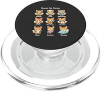 Kawaii Fennec Fox Career Chart con Roles de Artista Gamer PopSockets PopGrip para MagSafe