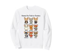 Kawaii Fennec Fox Halloween Crew - Gráfico de Disfraces de Animales Lindos Sudadera