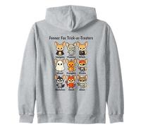 Kawaii Fennec Fox Halloween Crew - Gráfico de Disfraces de Animales Lindos Sudadera con Capucha