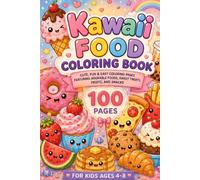 Kawaii Food Coloring Book For Kids