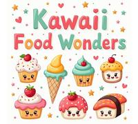 Kawaii Food Wonders Coloring Book: Cute and Relaxing Coloring Pages of Adorable Snacks, Sweet Treats, and Delicious Meals for Kids, Teens, and Adults | Stress Relief and Creative Fun