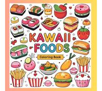Kawaii foods coloring book
