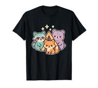 Kawaii Forest Camp Amigos Camiseta
