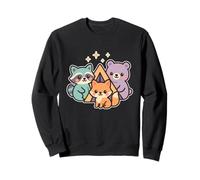 Kawaii Forest Camp Amigos Sudadera