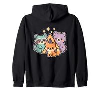 Kawaii Forest Camp Amigos Sudadera con Capucha