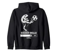 Kawaii Frog FÚTBOL Habilidades Carga Ganar Entrenador Mujeres Milf Goles Sudadera con Capucha