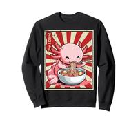 Kawaii Funny Axolotl Comer Ramen Anime Noodle Lover niños Sudadera