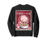 Kawaii Funny Axolotl Comer Ramen Anime Noodle Lover niños Sudadera