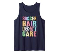 Kawaii FÚTBOL Hair Don't Care Score Game Hair Don't Care Camiseta sin Mangas