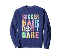 Kawaii FÚTBOL Hair Don't Care Score Game Hair Don't Care Sudadera