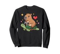 Kawaii Gaming Animal Graphic Turtle Cute Capybara Gamer Sudadera