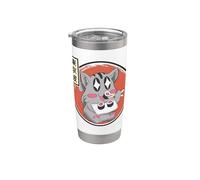 Kawaii Gato Comiendo Sushi Japonés Sun Chicas Adolescente Anime Vaso térmico de acero inoxidable de doble pared