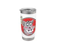 Kawaii Gato Comiendo Sushi Japonés Sun Chicas Adolescente Anime Vaso térmico de acero inoxidable de doble pared