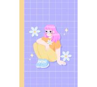 Kawaii Girl Journal Notebook - Pastel Purple Aesthetic Cover with Daisies, Cute Writing Journal for Teen Girls: Notebook