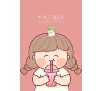 Kawaii Girl & Mouse Aesthetic Notebook: 6x9 Lined Journal for Students: 120 Pages of Bright White Paper for School, Creative Writing, and Daily ... Line Art Edition) (The Tiny Tales Collection)