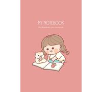 Kawaii Girl & Mouse Aesthetic Notebook: 6x9 Lined Journal for Students: 120 Pages of Bright White Paper for School, Creative Writing, and Daily ... Line Art Edition) (The Tiny Tales Collection)