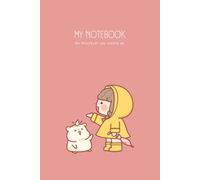 Kawaii Girl & Mouse Aesthetic Notebook: 6x9 Lined Journal for Students: 120 Pages of Bright White Paper for School, Creative Writing, and Daily ... Line Art Edition) (The Tiny Tales Collection)