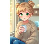 Kawaii Girl Notebook: Cozy Anime Journal for Teens and Girls: Perfect for Writing, Doodling, and School Notes | 6x9, 120 Pages