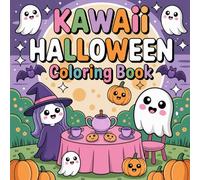 Kawaii Halloween Coloring Book: 110 Cute and Spooky Kawaii Halloween Coloring Pages | Fun and Relaxing Activity Book for Kids, Teens, and Adults (halloween activity book for kids and adults)