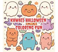 Kawaii Halloween Coloring Fun: Perfect Present for Boys and Girls - Enjoyable Art Project for Relaxation