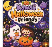 Kawaii Halloween Friends. A Cute, Cozy & Spooky Coloring Adventure!: Step into a magical world filled with adorable ghosts, tiny witches, fluffy ... sweet treats, and cozy Halloween fun!
